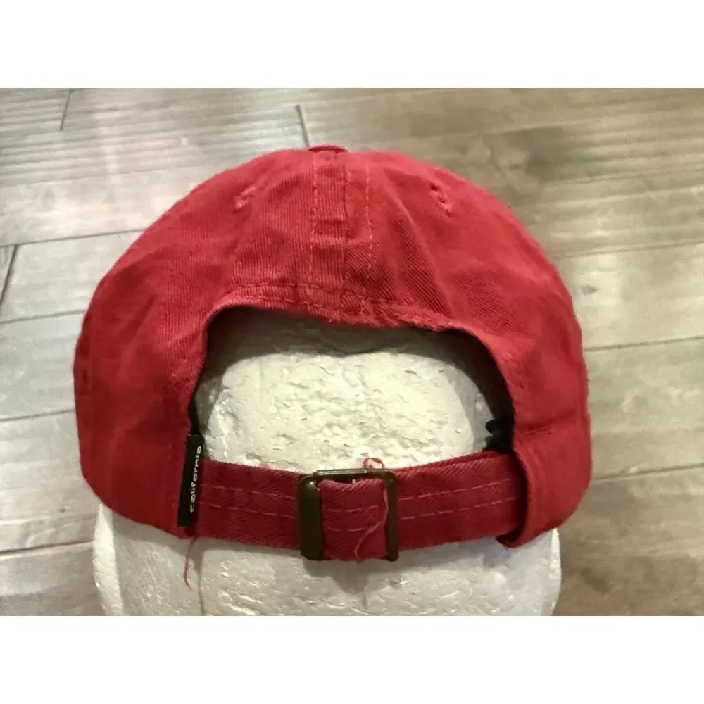 Vintage USC 00 Trojans Men’s Red Adjustable Strapback Hat Baseball Cap Size M/L